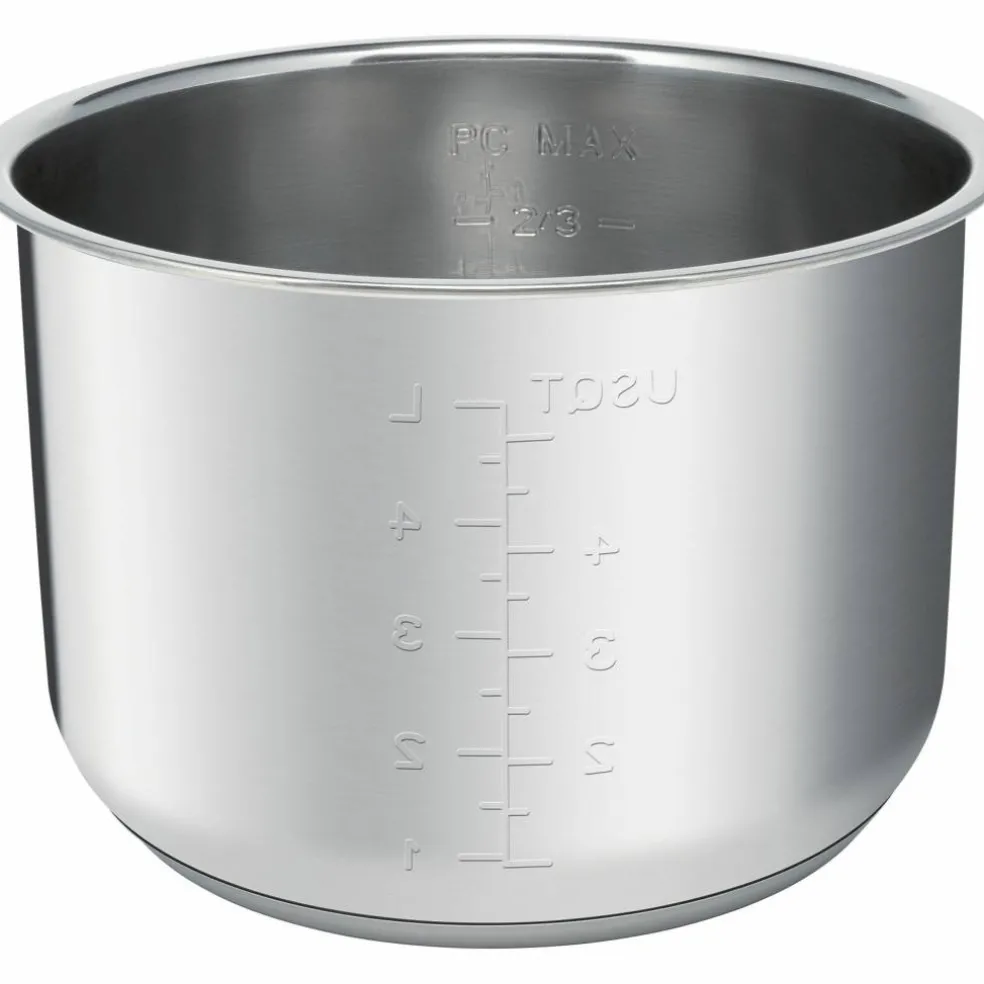 Trykkoker med timer, 6 L, stål