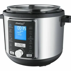 Trykkoker med timer, 6 L, stål