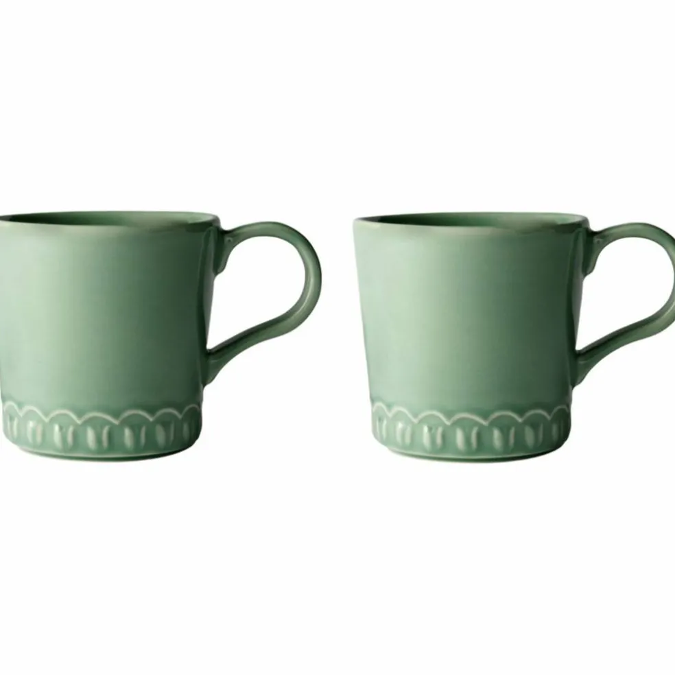 Tulipa kopp med håndtak, 2-pack, hvit