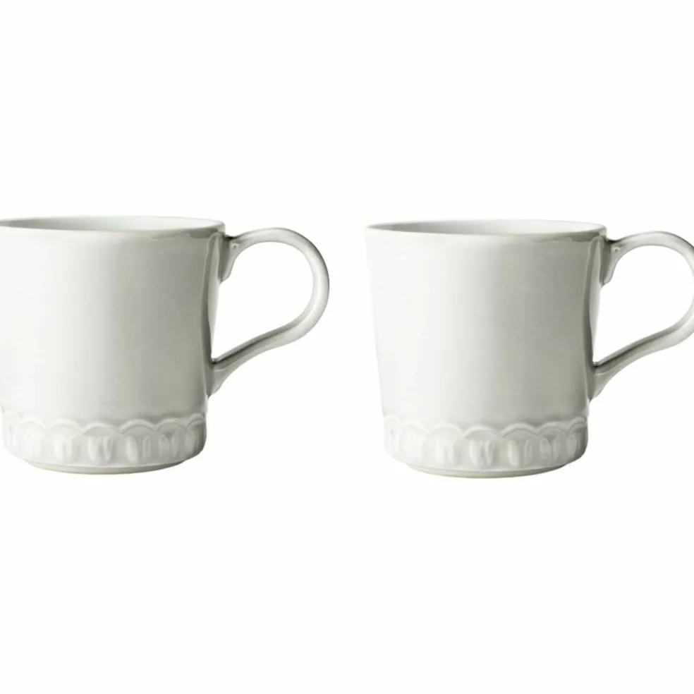 Tulipa kopp med håndtak, 2-pack, hvit