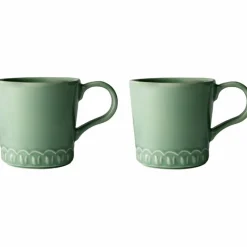 Tulipa kopp med håndtak, 2-pack, verona grønn