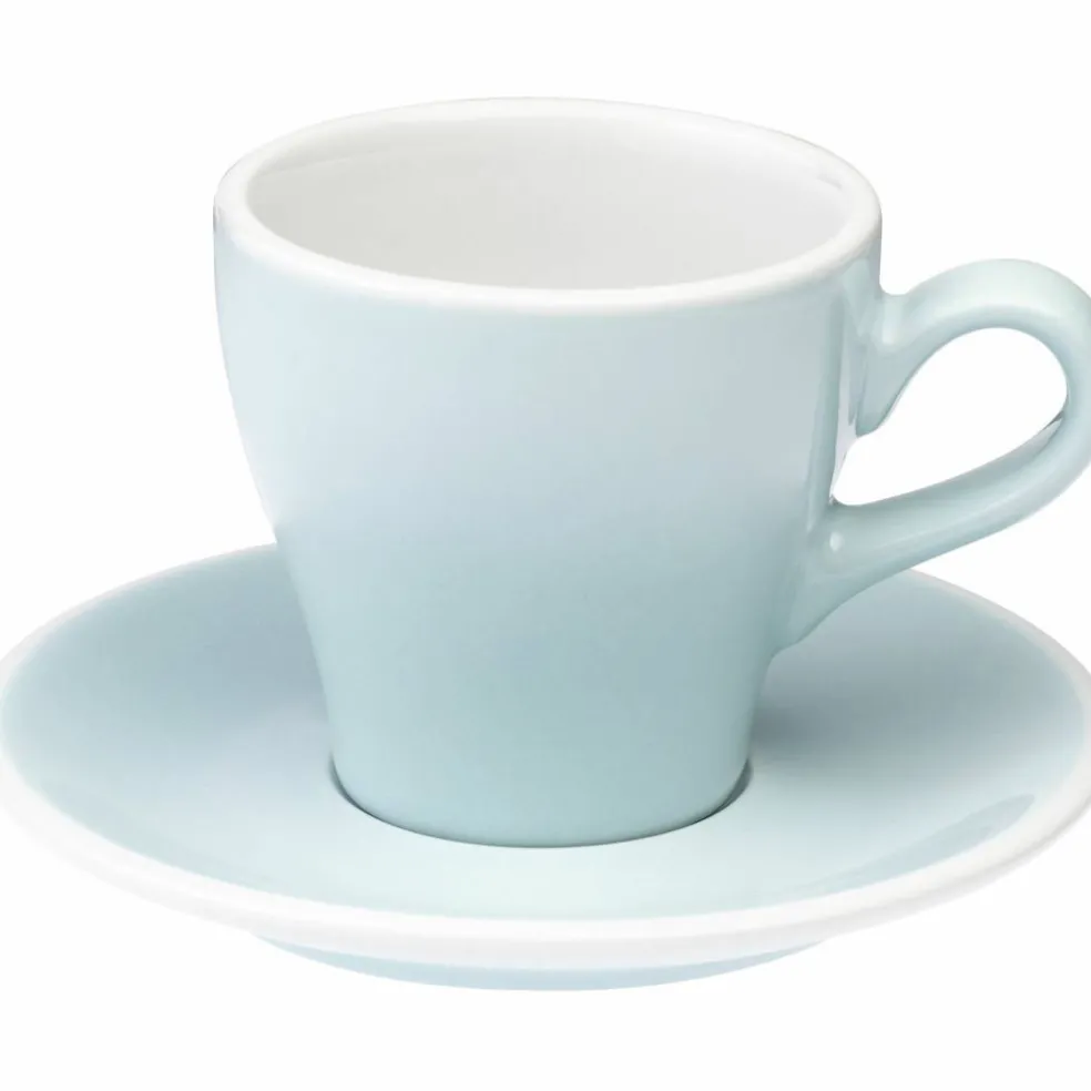 Tulip Cappuccinokopp 180ml., 6 stk., lyseblå