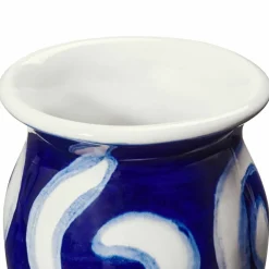 Tulle vase 13 cm, blå