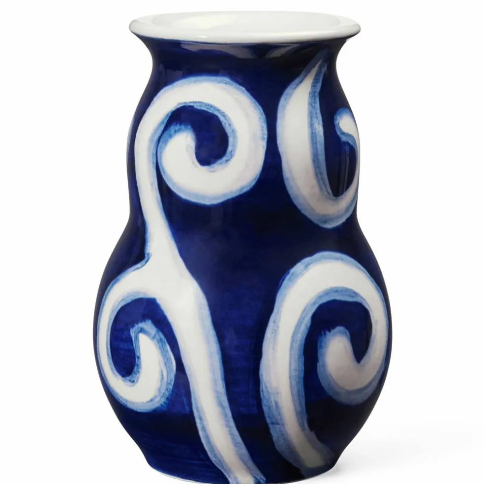 Tulle vase 13 cm, blå