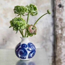 Tulle vase 10,5 cm, blå