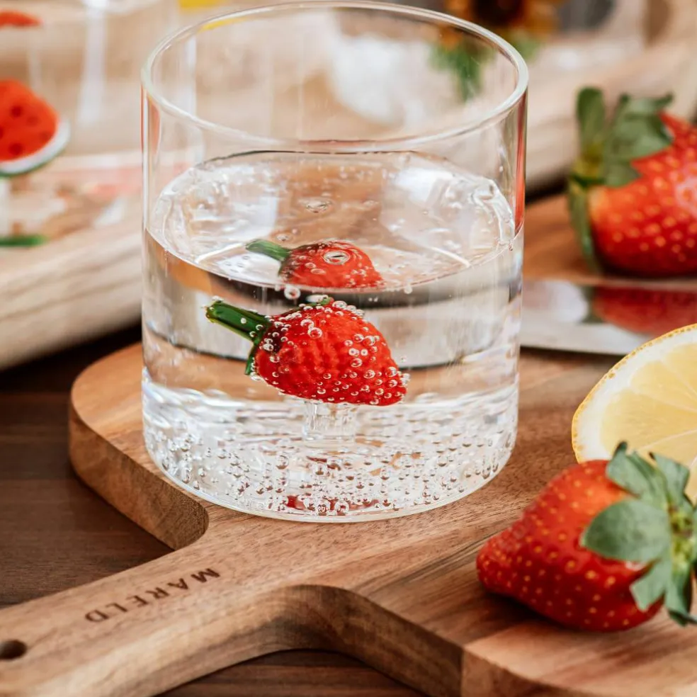 Tumblerglass 4 stk, frukttema