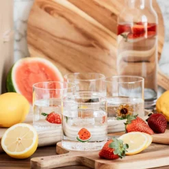 Tumblerglass 4 stk, frukttema