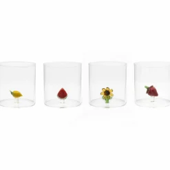Tumblerglass 4 stk, frukttema