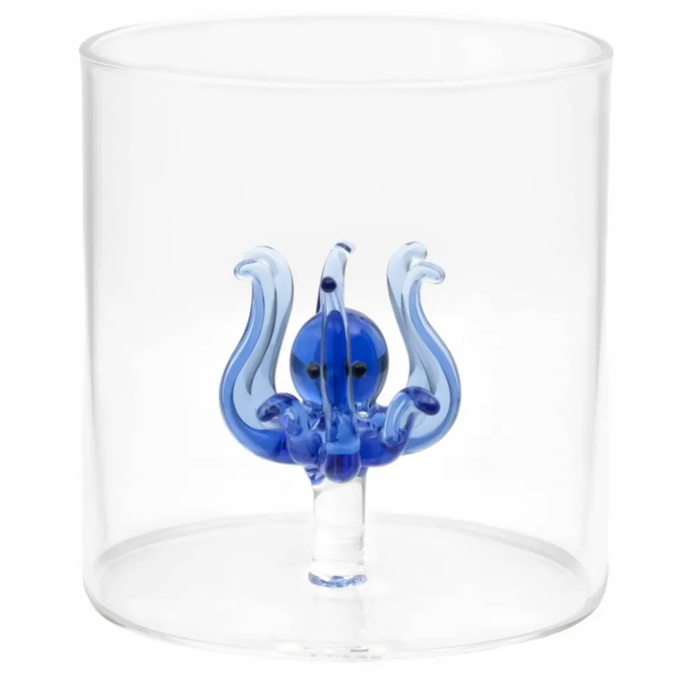 Tumblerglass 4 stk, havstema