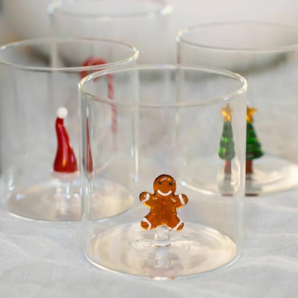 Tumblerglass 4 stk, juletema