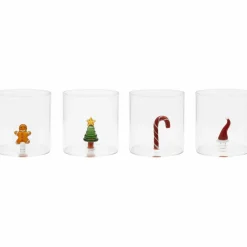 Tumblerglass 4 stk, juletema