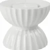 Tura lysestake for telys Ø8 cm, hvit
