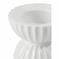 Tura lysestake for telys Ø8 cm, hvit