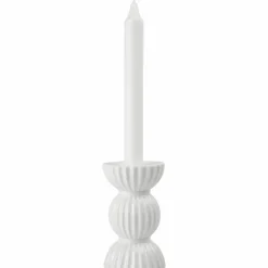 Tura telys lysestake 14 cm, hvit