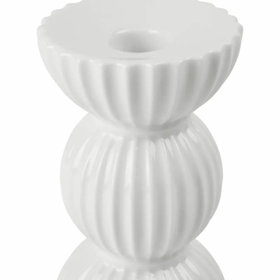 Tura telys lysestake 14 cm, hvit