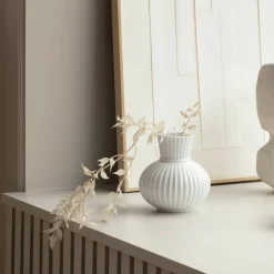 Tura vase, 14,5 cm, hvid