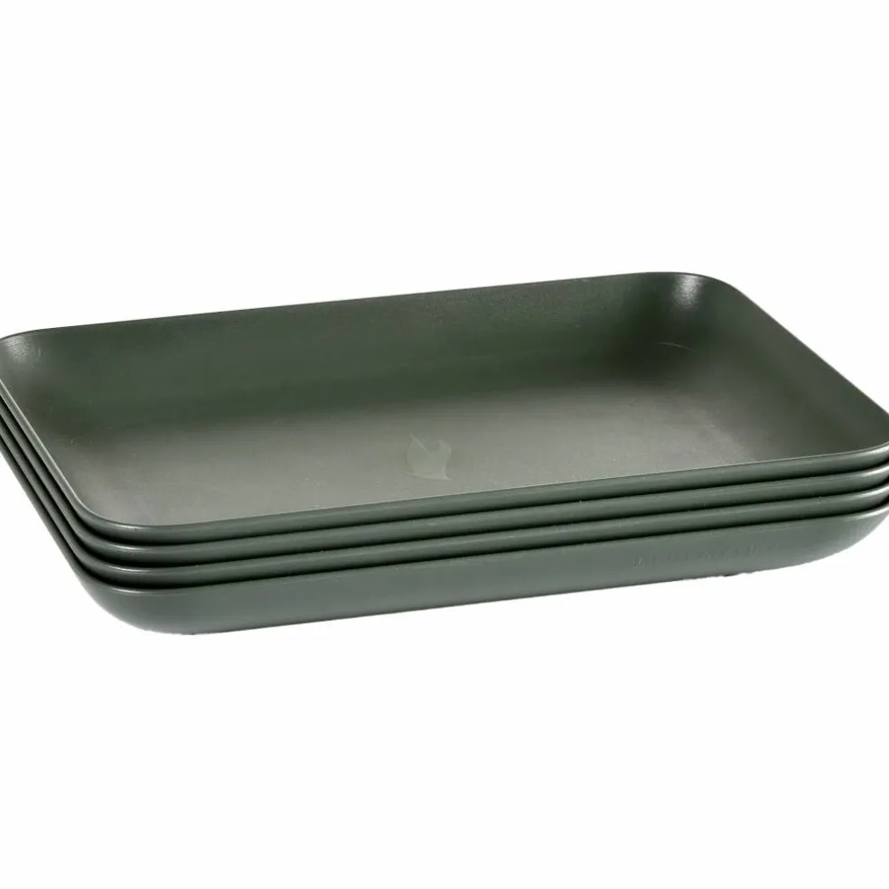Turtallerken small 4-pakning, cream