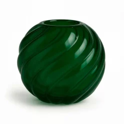 Twist Ball vase 20 cm, klar