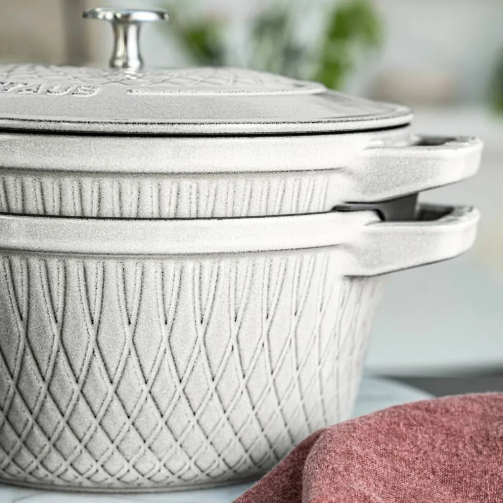 Twister støpejernsgryte 24 cm, la mer