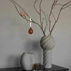 Twist Pillar vase 34 cm, sand