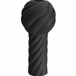 Twist Pillar vase 34 cm, svart