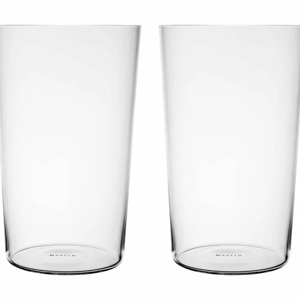 Tynt ølglass 50 cl, 2 pak, krystallglass