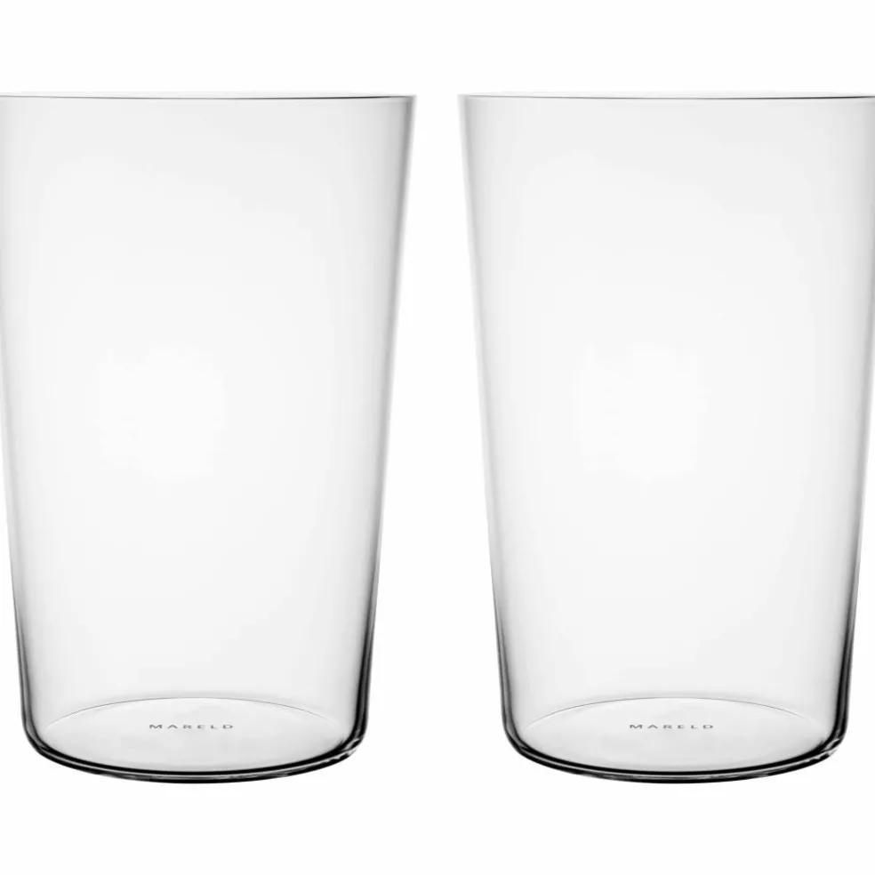 Tynt ølglass 30 cl, 2 stk. krystallglass