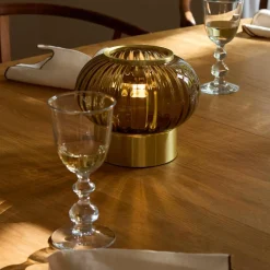 Urc bærbar bordlampe 19 cm, amber