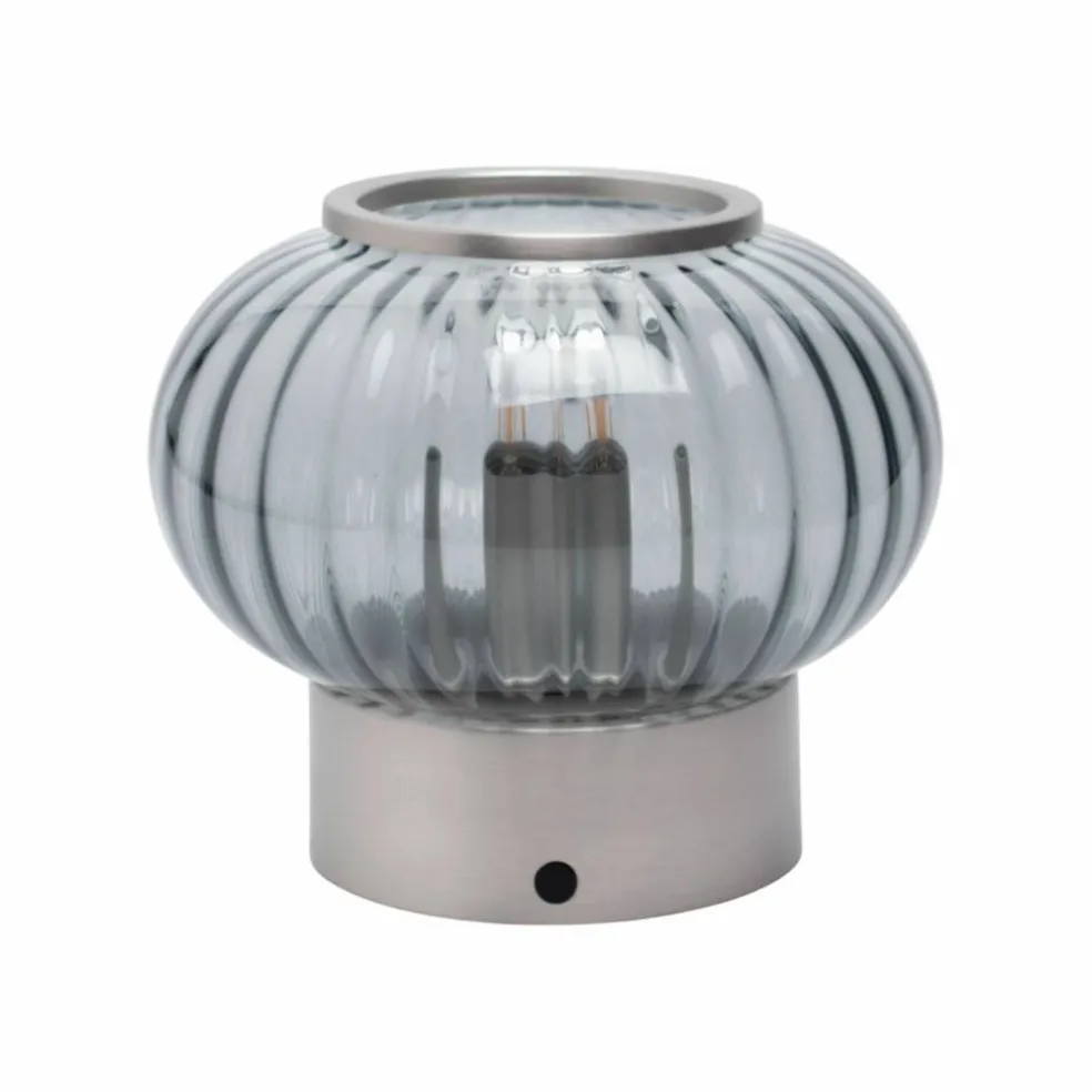 Urc bærbar bordlampe 19 cm, smoke