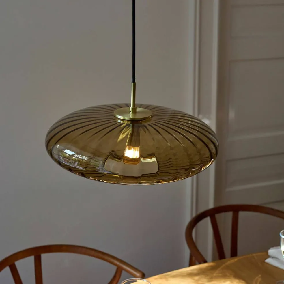 Urc taklampe 19 cm, amber