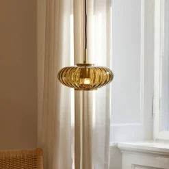 Urc taklampe 26 cm, amber