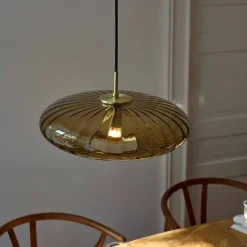 Urc taklampe 26 cm, amber