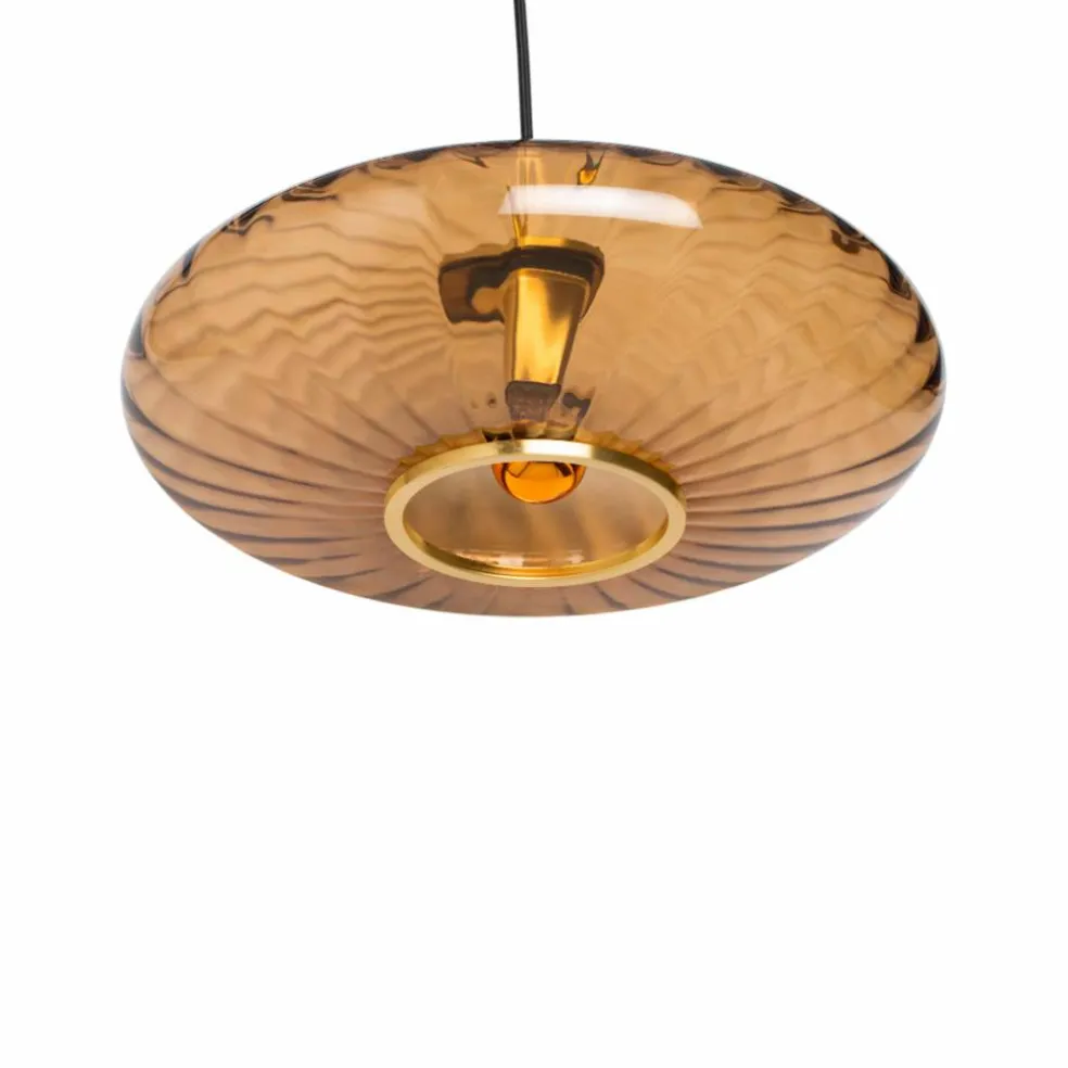 Urc taklampe 26 cm, amber