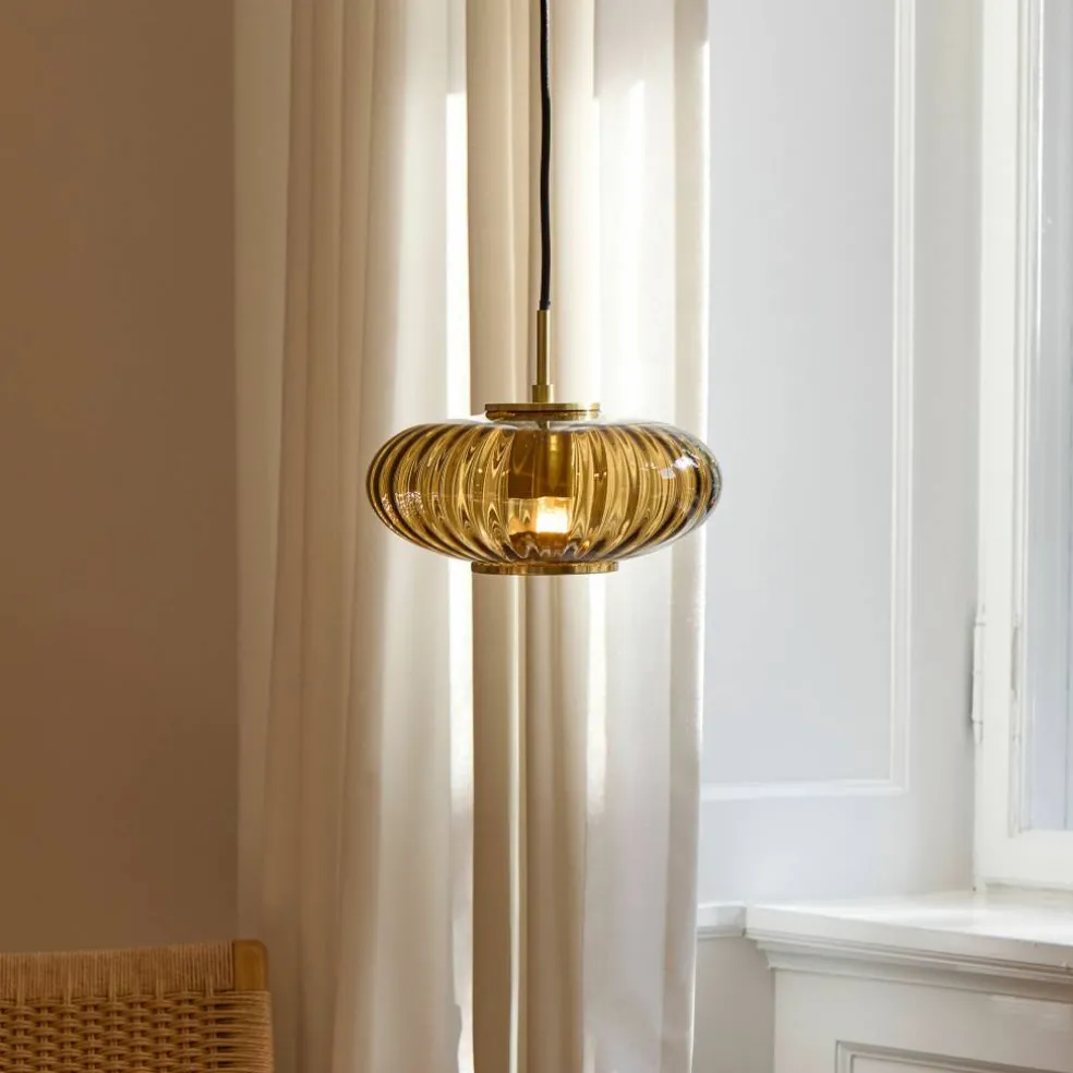 Urc taklampe 36 cm, amber
