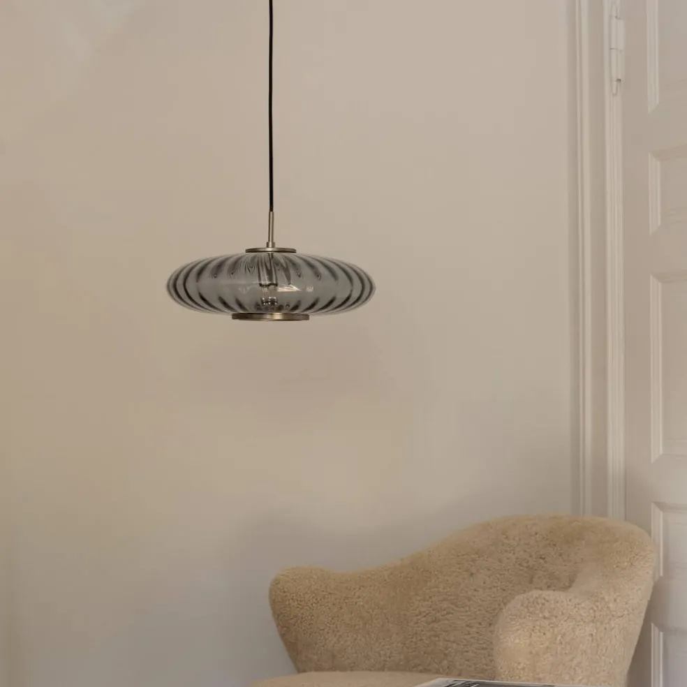 Urc taklampe 19 cm, smoke