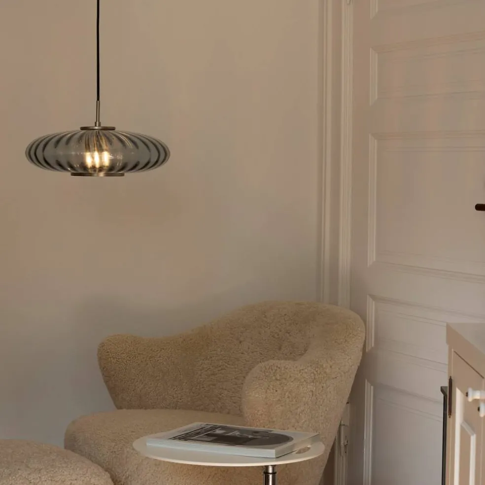 Urc taklampe 19 cm, smoke