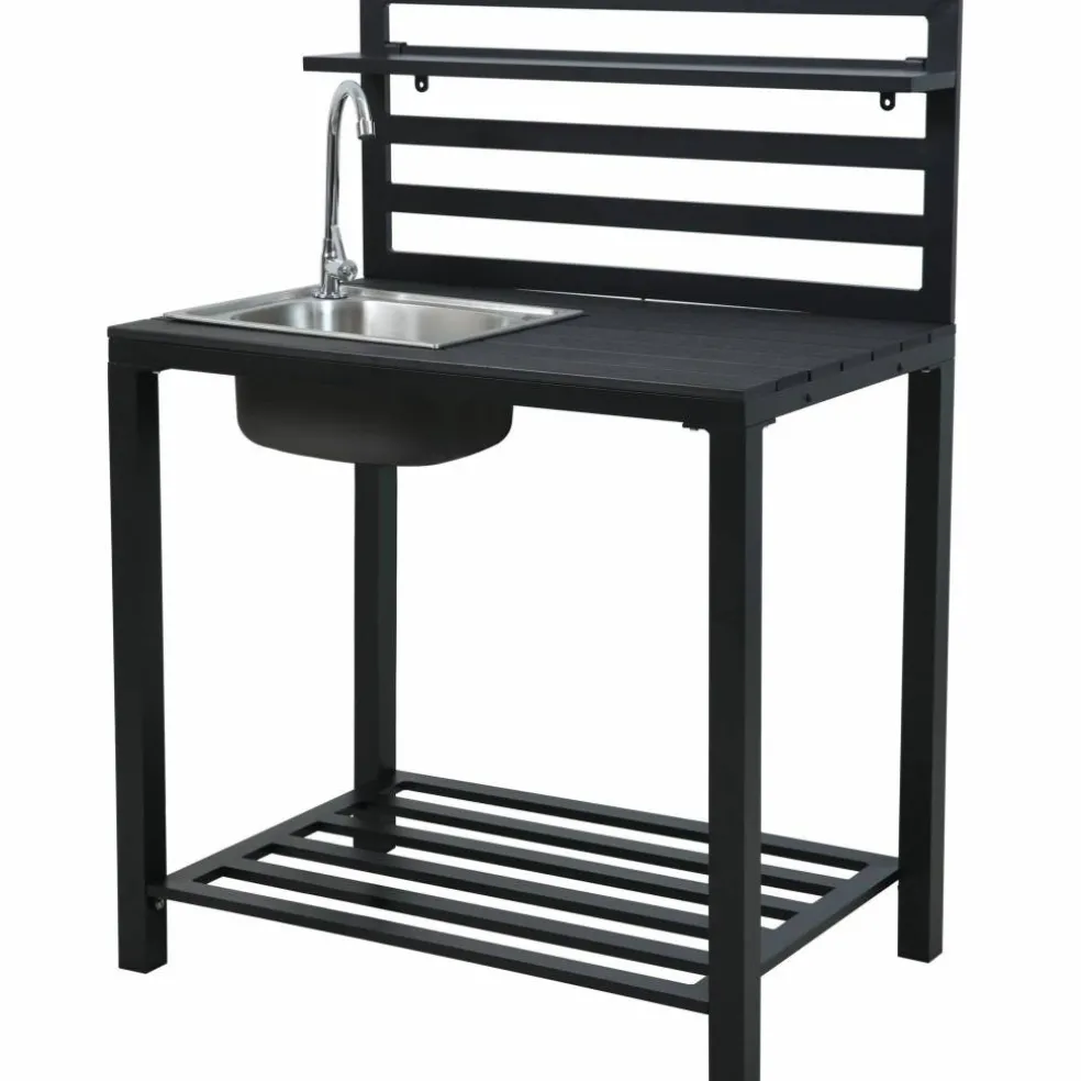 Utekjøkken modul med vask 90 x 60 cm