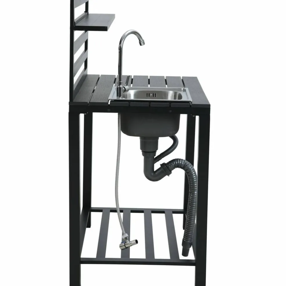 Utekjøkken modul med vask 90 x 60 cm