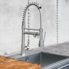 Utekjøkkenpakke L: kullgrill + 4 sidebord + vask, rustfritt stål