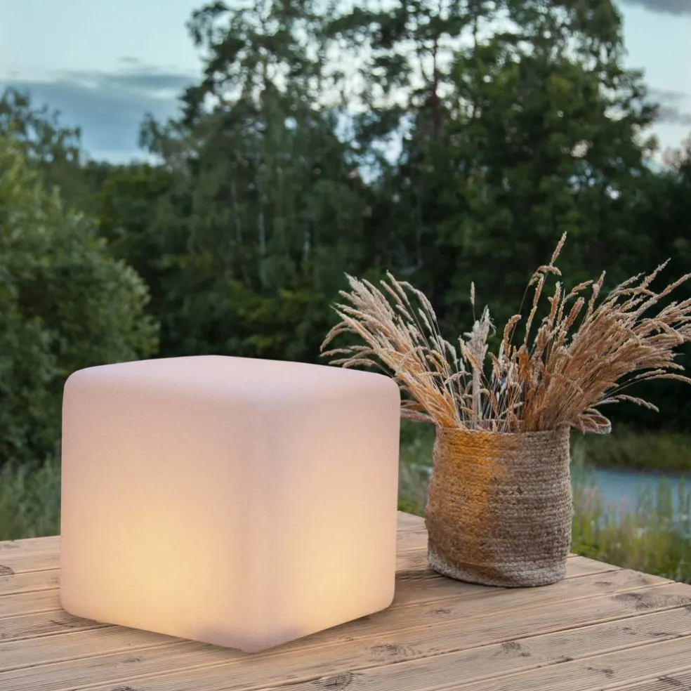 Utendørsdekor Twilights Kube 29 cm