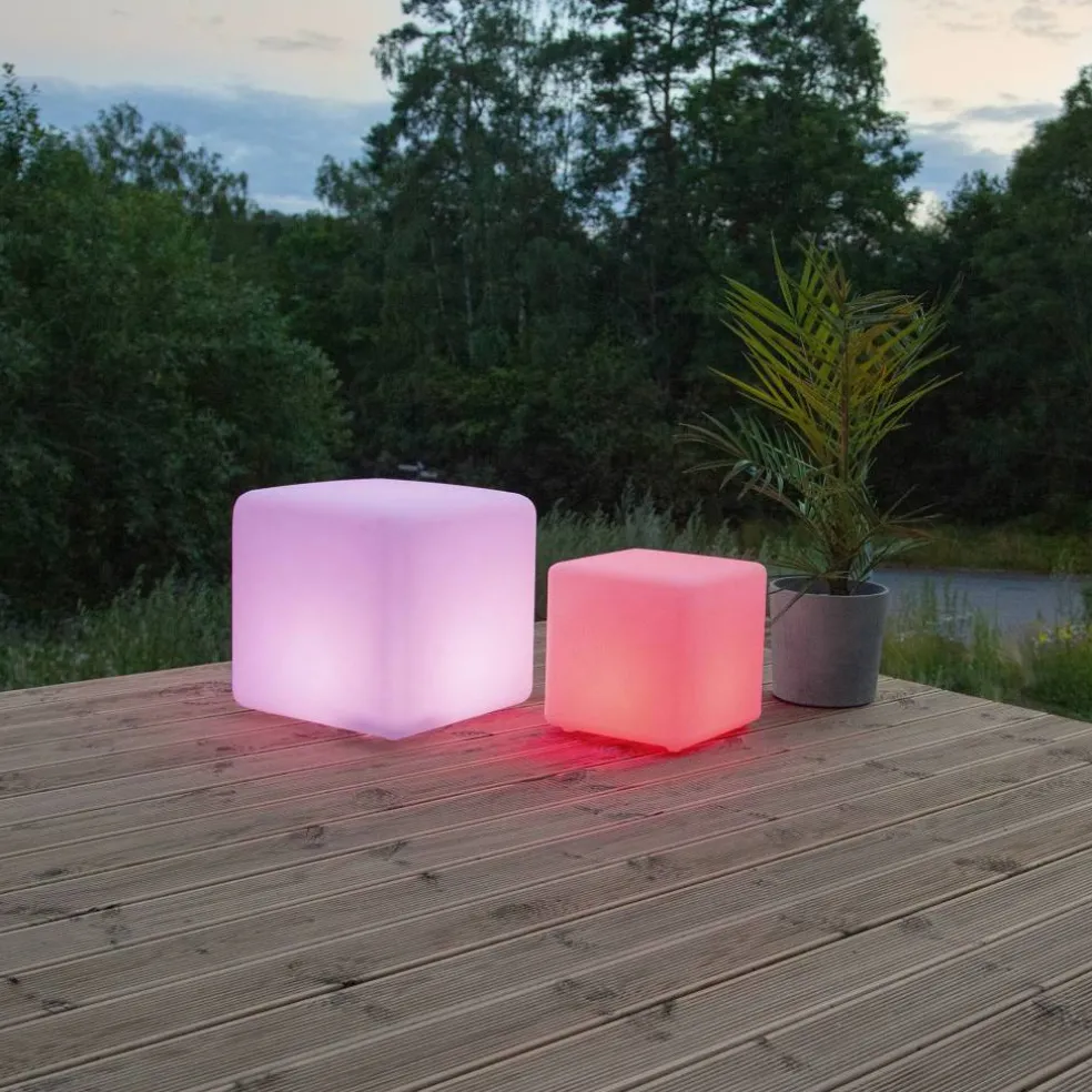 Utendørsdekor Twilights Kube 29 cm