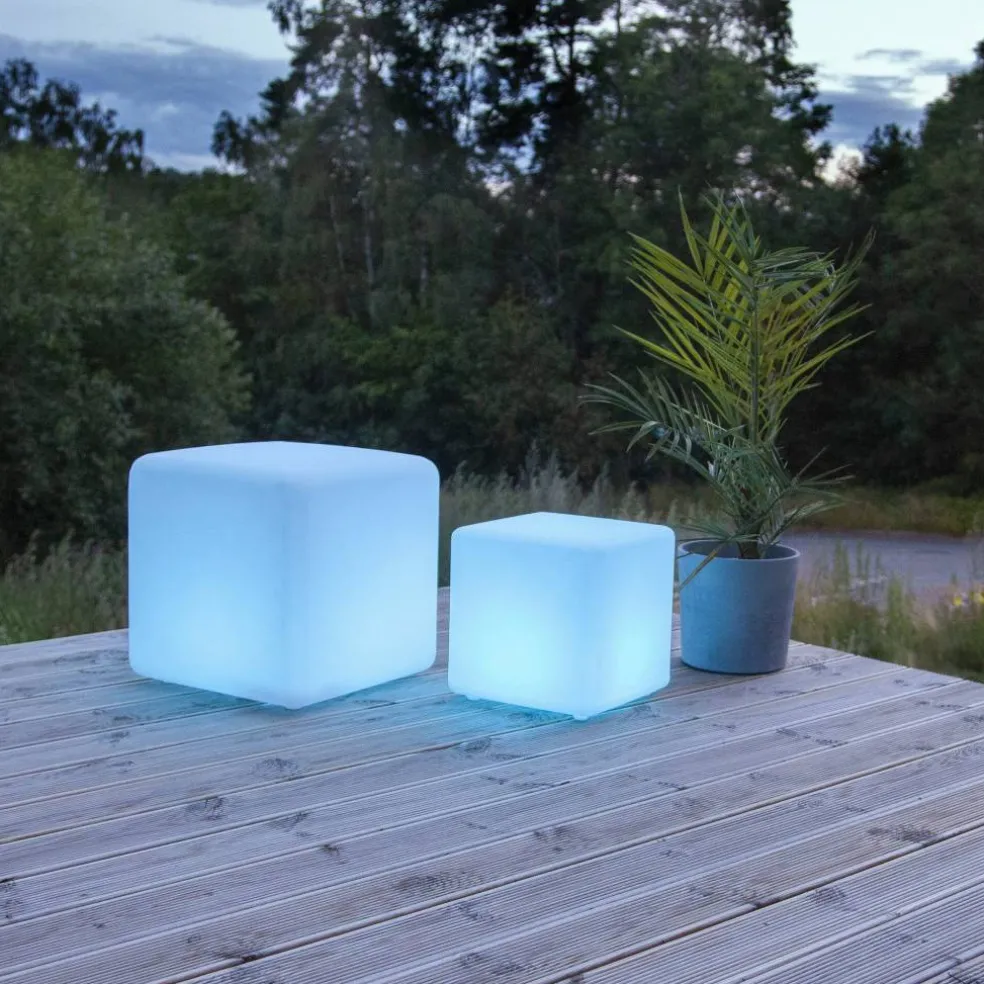 Utendørsdekor Twilights Kube 29 cm
