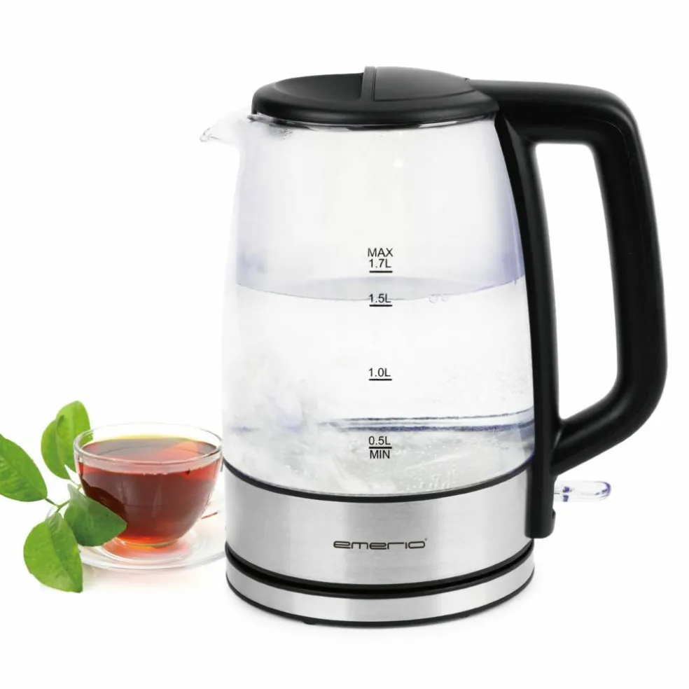 Vannkoker 1.7 liter, glass