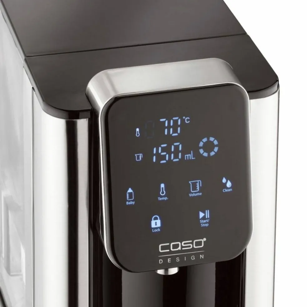 Varmtvannsdispenser HW660 2,7 L, Stål/Svart