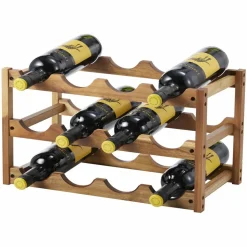 Varo vinstativ 12 flasker, akasietre