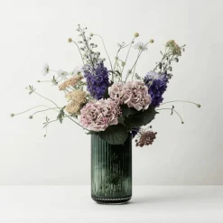 Vase 20 cm., Glass Copenhagen Green