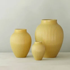 Vase 27 cm, gul