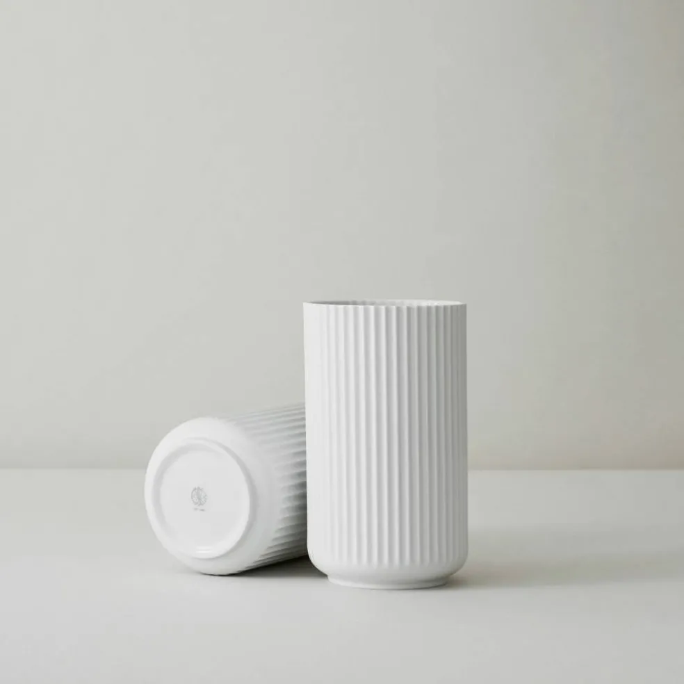 Vase 20 cm Hvit