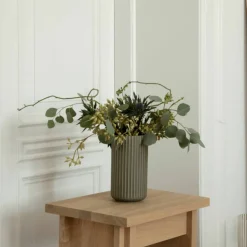 Vase 20,5 cm, olivengrønn