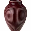 Vase 12,5 cm, ripple berry
